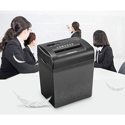 Shredder-Compact Desktop-High-Security 4-Sheet Micro-Cut Paper Credit Card Shredder Black