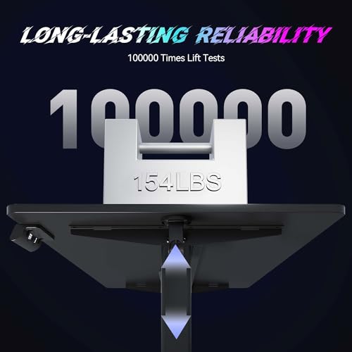 55 x 24 Inch Electric Standing Desk, 3 Memory Presets, Black - color: Black, size: 55*24