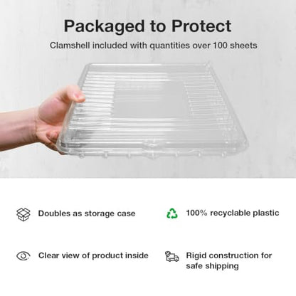 OnlineLabels 3.5" x 5" & 6.75" x 4.5" Labels - White Matte - 10 Sheets - size: 10 Sheet Pack