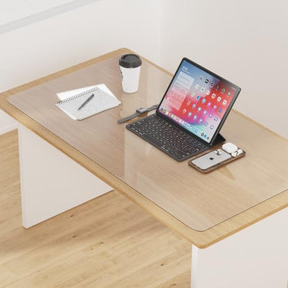 Clear Table Cover Protector 20 x 36 Inch, 2mm Thick - color: Clear, size: 36" x 20"