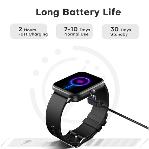 Fitness Tracker Watch - 24/7 Heart Rate, Pedometer, Calorie & Step Counter, Sleep Monitor - IP68 Waterproof Smart Watches for Women Men, Android & iPhone