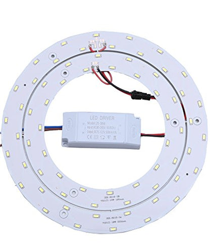 Ledy 33w Led Ceiling Light Fixtures Retrofit Board Replacement Panel 9.84 Inch 3630lm Light Bulb Replace Incandescent Fluorescent Bulb Round Tube (Warm White)