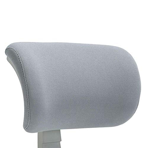 CLATINA Adjustable Height Upholstered Headrest for 247 Series Ergonomic High Swivel Executive Chair (Grey) - color: Grey