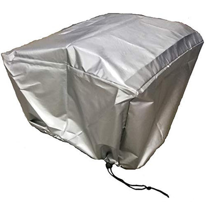 Printer Dust Cover (14.9W x 14.9D x 7.8H) All Kinds of Copier Protector Lots Covers Compatible for HP Epson Canon Brother Cloth - Silver - color: Silver