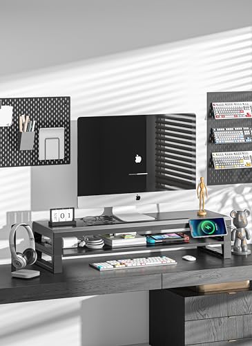 Computer monitor stand (Basic Version, Two-layer 700mm) - color: Basic Version, size: Two-layer 700mm