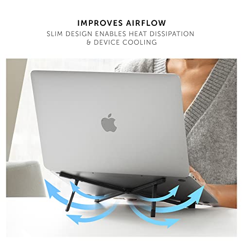 Native Union Fold Laptop Stand – Ultra-Slim Foldable & Portable Laptop Stand – Ergonomic & Optimized Viewing Angle – for 13 to 16 Inch MacBooks & Laptops, 10 to 16 Inch iPads & Tablets (Sandstone)