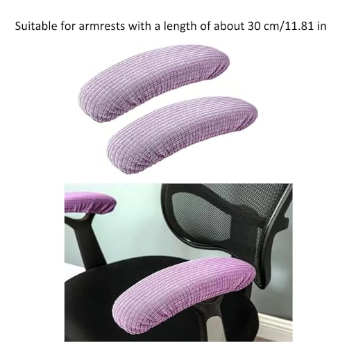 Pair Office Chair Armrest Covers Universal Stretchable Arm Rest Covers for Office Desk Chairs Ergonomic PC Desk Chair with Wheels High Back Big and Tall Computer Chairs Gaming Seat