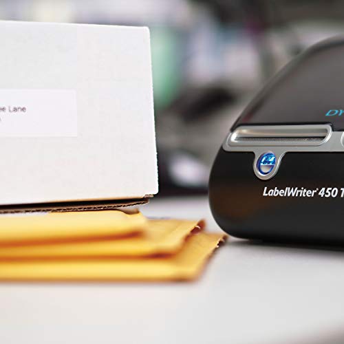 DYMO Label Printer, Label Writer 450 Twin Turbo, Direct Thermal Printer - Fast Printing, Home & Office Organization, Great for Labeling, Filing, Shipping, Mailing, Barcodes, and More