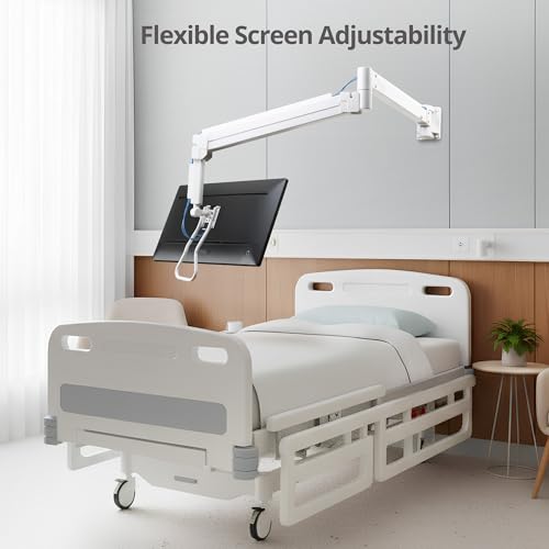 SIIG Single Monitor Wall Mount, 17"-32", 17.6 lbs, CE-MT5W11-S1 | Wall-mount one monitor from 17"-32" up to 17.6 lbs; gas-spring adjustment and VESA support confirm wall placement.