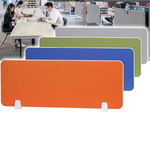 Desktop Acoustic Partition Panel – 30cm High Soundproof Divider for Office & Classroom, Clamp Design Enhanced Privacy Noise Reduction - color: Grigio, size: 120x30cm