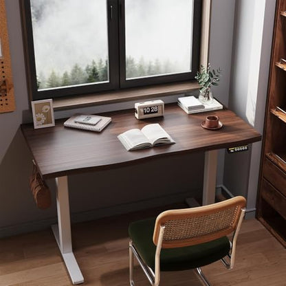 Dual Motor Standing Desk Frame for 40-63 in Tops, 264 lb, White | Frame Only, Fits 40-63 x 24-28 in Tops, 28.3-46.5 in Height, 2+3 Controls, ≤45 dB, 264 lb Capacity - color: White