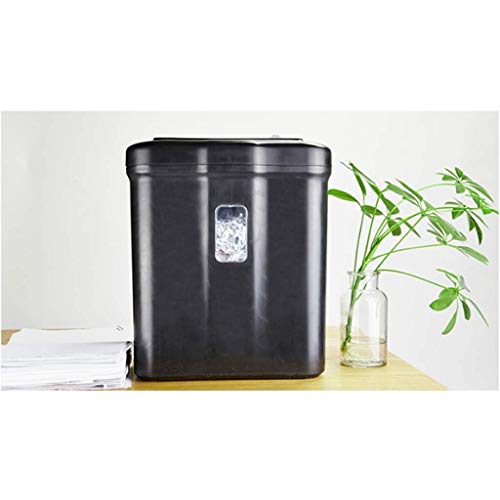 Micro-Cut Paper Shredder, Office Supplies Shredder 5 Sheets of 5 Liters of Waste Paper Capacity 320 * 190 * 375mm Mute for Home Office