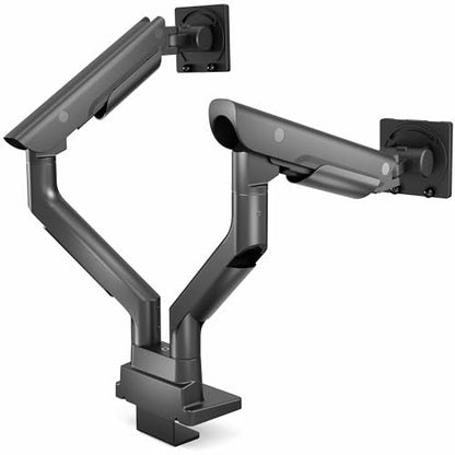 VIVO PRO Heavy Duty, Premium Dual Ultra-Wide Monitor Tension Arm, 24 inch to 38 inch Screens, Holds 59.4 lbs per Arm, Desk Mount Monitor Stand for 2 Ultrawides, Black, PRO-ST245B - color: Black