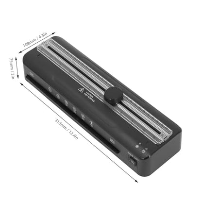Laminator Machine, A4 Thermal Laminator Machine, Hot and Cold Thermal Laminator, for Doc Posters Photo, Personal Laminating Machine, for Home Office School (Dpofirstu4omsg9vc-12)