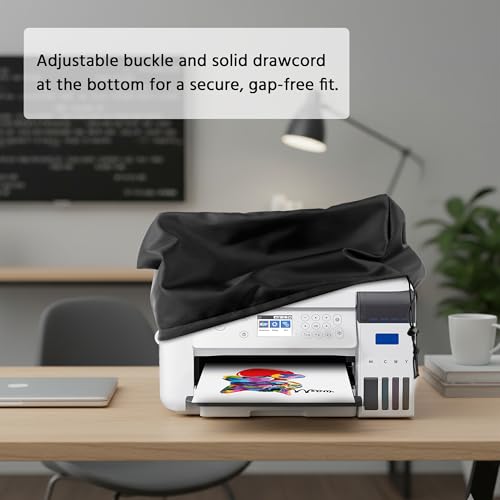 Printer Dust Covers, Water Proof Printer Covers Compatible with HP Canon Epson Brother, Universal Black Case Protector for Printers (19Wx18Dx10H) - size: 19W x18D x10H