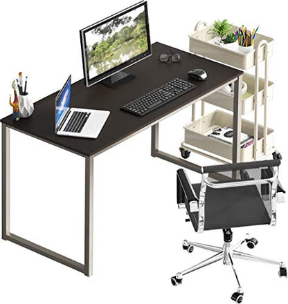 SHW Mission 40-Inch Home Office Computer Desk, Espresso - color: Espresso, size: 40-Inch