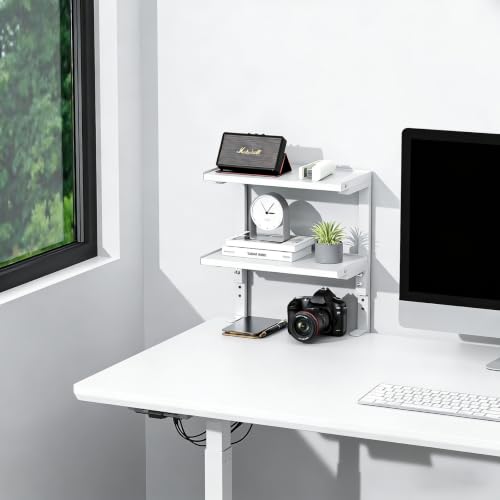 2-Tier Desk Shelf - color: White