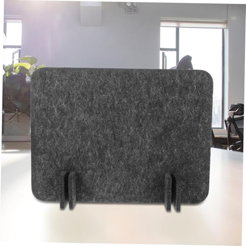 Desktop Privacy Panel Felt Desk Divider for Classroom Office Use Black Grey Portable Noise Reducing Partition Baffle for Student Testing Workspaces
