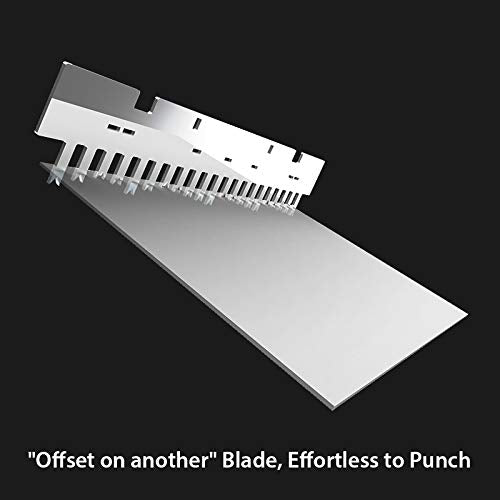 OFFNOVA Binding Machine, 21-Hole 450 Sheets Paper Comb Punch Binder Machine for Letter Size / A4 / A5 Paper, Easy to Punch Handle, Adjustable Margin - style: Gen2