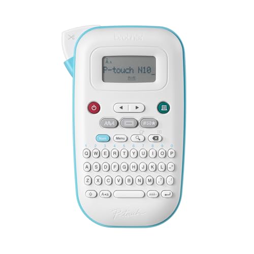 Brother P-Touch PT-N10 Personal Handheld Label Maker, Portable and Prints, P-Touch Btag ~½” (12mm) Wide Color Personalized Label Tapes, - size: Standard, style: PTN10