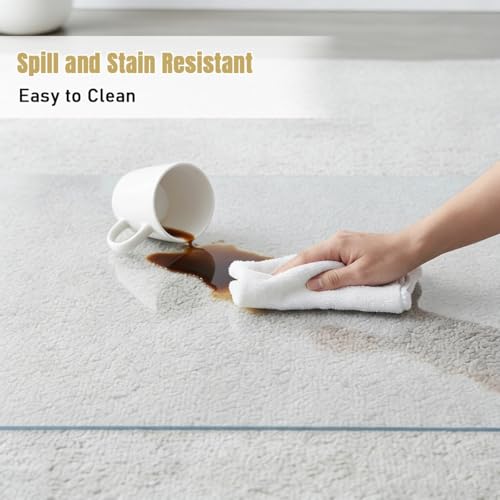 12" - 72" Clear Desk Chair Mat Heavy Duty Office Chair Mat for Carpet Sturdy Transparent Computer Chairs Mats, Under Table Protector Carpeted Floors Mats, Easy to Clean