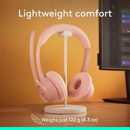 Logitech Zone 300 Wireless Bluetooth Headset with Noise Canceling - Rose - color: Rose