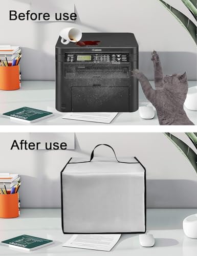 Printer Dust Cover for Brother DCP-L2640DW Laser Printers - color: silver