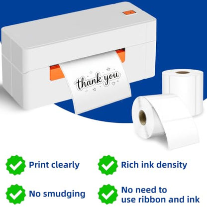 ESSENTIAL 3" x 2" Direct Thermal Labels, 1" Core (700 Labels, 1 Roll) - size: 3"x2"