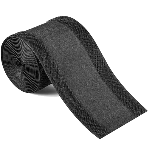 Floor Cable Covers,10 Feet Cord Cover Wire Protector Cable Cover Wire Storage Cover Used to Protect The Cable and Prevent Tripping Over The Cords - color: 10 Feet-Black