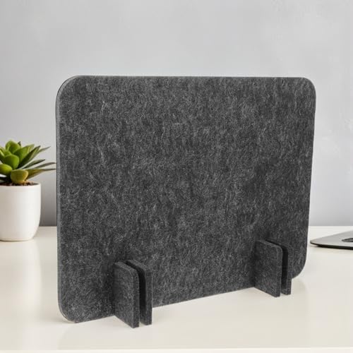 Acoustic Desk Privacy Panel Soundproof Divider Screen for Students Easy No Drill Installation Noise Absorbing Felt Elegant Design for Office Classroom Use