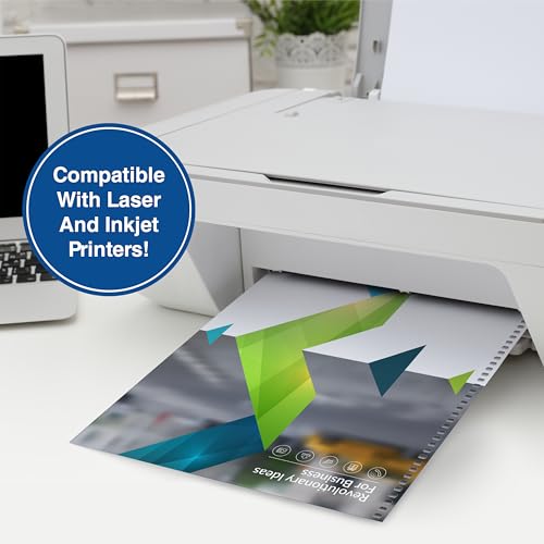 PrintWorks Professional Pre-Punched Spiral Binding Paper - 44-Hole (4:1 Pitch Hole Punch) - Book Binding Printer Paper - Made in the USA - 500 Sheets - 8.5" x 11" - 20 lb - 92 Bright White (04145) - size: 20 lb, style: Spiral, 44-Hole