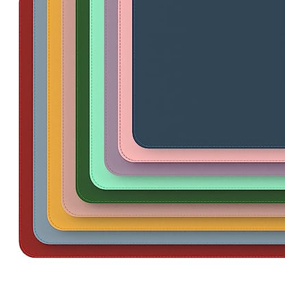 Makeup Mat for Protector,Craft Mats to Protect Table,Nail Art Table Mat,Dresser Protector Top Vanity Essentials,Vanity Desk Cover Pads,Dresser Cover Top Mats(Green+Gray,31.5" x 15.7")