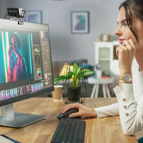 Aluratek HD 1080P Video Webcam for PC, MAC, Desktop & Laptop, Video Call, Conference, USB - style: AWC01F
