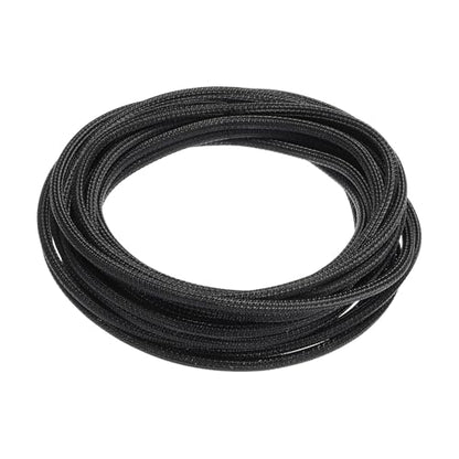 MECCANIXITY Cord Sleeve Cable Organizer 24.6 Ft - 1/8 Inch Wire Cover Protector for USB Cable TV Video Under Desk Wire Management - size: 1/8 Inch x 25 Ft