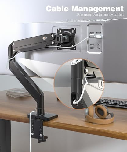 Ultrawide Monitor Arm for 22-43 Inch Monitors, Holds 33 lbs
