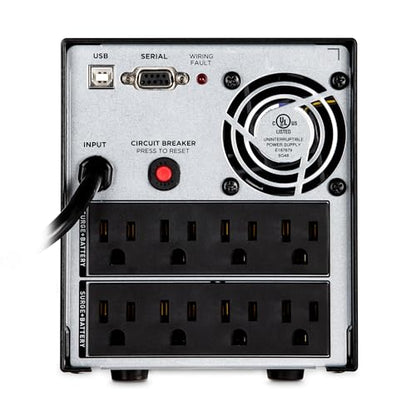 CyberPower OR1500PFCLCD PFC Sinewave UPS System, 1500VA/1050W, 8 Outlets, AVR, Mini-Tower - size: 1500VA
