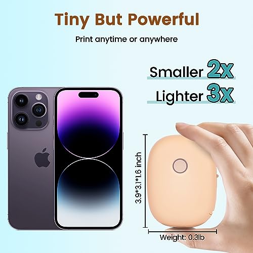 OBZ Label Maker Mini Machine,Portable Bluetooth Wireless Thermal Printer