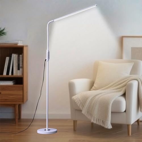 CGBE Floor Lamps for Living Room: 23.6" Extra-Long Floor Reading Lamp