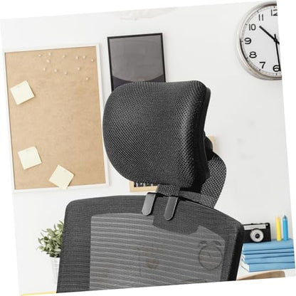 Tofficu Adjustable Office Chair Headrest Attachment for Ergonomic Support Height Angle Adjustable Neck Pillow for Enhanced Comfort Office Chairs Style