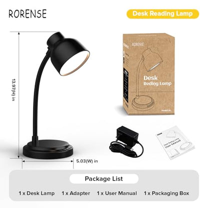 LED Desk Lamp with 96 LEDs,High lumens Table lamp - color: Black