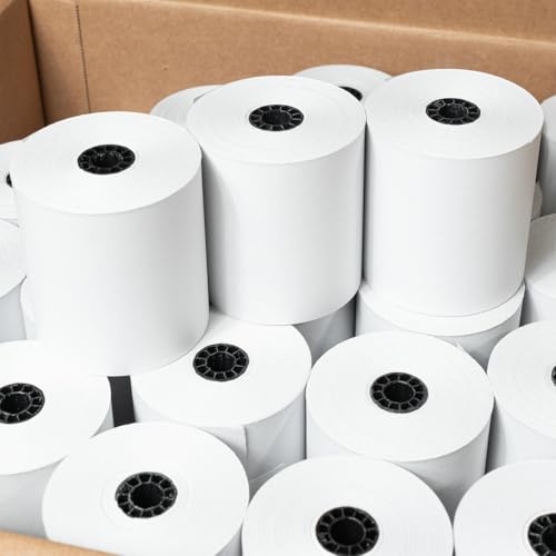 Thermal Paper Rolls (20, 3 x 165 One-Ply Bond) - size: 3 x 165 One-Ply Bond
