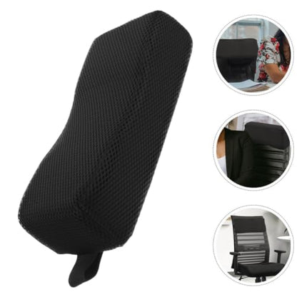 2 Pcs Breathable Neck Support Pillows for Wheelchair and Office Chair Headrest Attachment with Easy Installation and Sponge Material for Comfortable Head and Neck Support