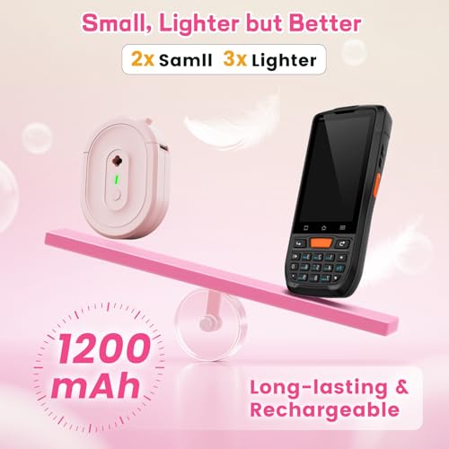 Label Maker Machine with 1 Tape N12 Bluetooth Label Printer, Pink - color: Pink