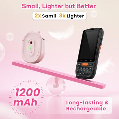 Label Maker Machine with 1 Tape N12 Bluetooth Label Printer, Pink - color: Pink
