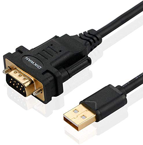 USB to RS232, USB Serial Adapter with FTDI Chipset,USB 2.0 to Male DB9 Serial Cable for Windows 11,10, 8, 7, Vista, XP, 2000, Linux and Mac OS(6ft)… - size: 6FT, style: USB-MALE