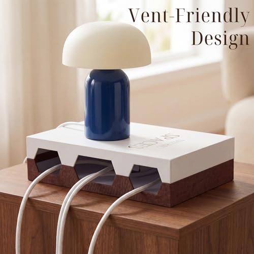 SiliFine Book Shape Cord Hider Box, Simple Brown - style: Simple Brown