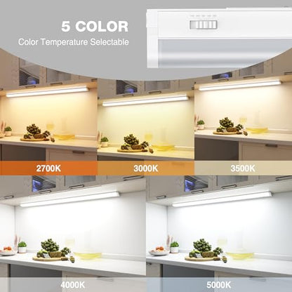 36inch Linkable Under Cabinet Lighting Hardwired Plug-in,Wired LED,18W - color: 1 Pack, size: 36 INCH