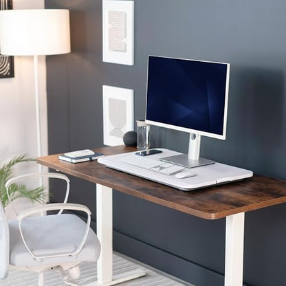 VIVO White 29 in Single Top Standing Desk Converter, DESK-V000UW - color: White, size: 29"