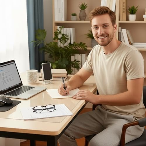 1.5mm Thick Clear Table Protector, Waterproof PVC Plastic Table Cover, Desk Mat for Nightstand，Durable Table Pad for Dining Room, Kitchen, Office, Writing Desk, and Coffee Tables
