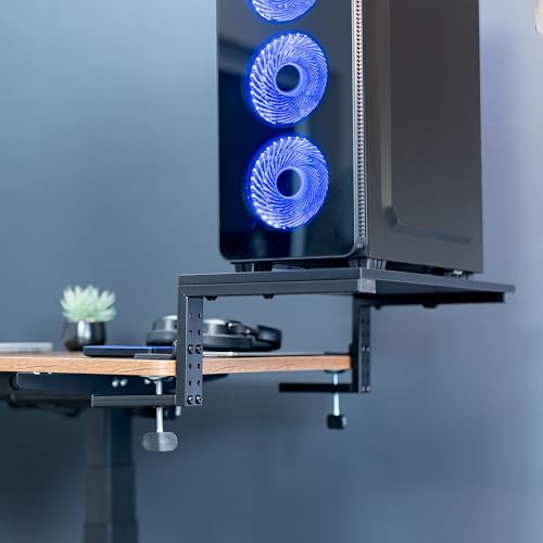 VIVO Black Clamp-on 22 in Desk Extension Shelf, DESK-SHELF22B - size: 22"